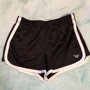 Justice Girls Black Athletic Shorts